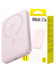 Baseus EnerFill FM12 Qi2 Magnetyczny Power Bank 10000mAh 22.5W Różowy