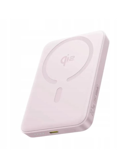 Baseus EnerFill FM12 Qi2 Magnetyczny Power Bank 10000mAh 22.5W Różowy