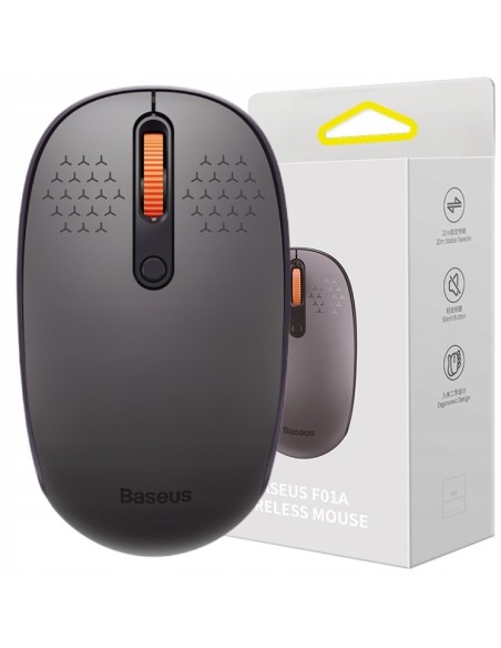 Baseus F01A Mysz Bezprzewodowa Szara