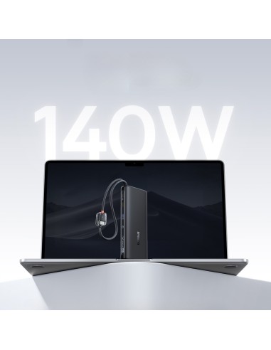 Baseus EnerFill FC41 Power Bank Z Wbudowanymi Kablami USB-C 25000mAh Czarny
