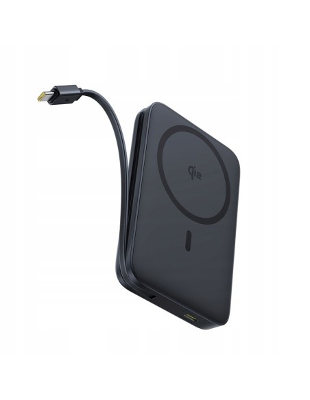 Baseus PicoGo Qi2 Magnetyczny Power Bank 10000mAh 27W Czarny