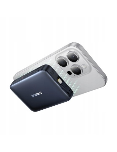 Baseus PicoGo Qi2 Magnetyczny Power Bank 10000mAh 27W Czarny