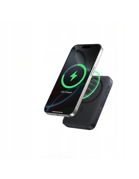 Baseus PicoGo Qi2 Magnetyczny Power Bank 10000mAh 27W Czarny