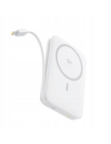 Baseus PicoGo Qi2 Magnetyczny Power Bank 10000mAh 27W Biały