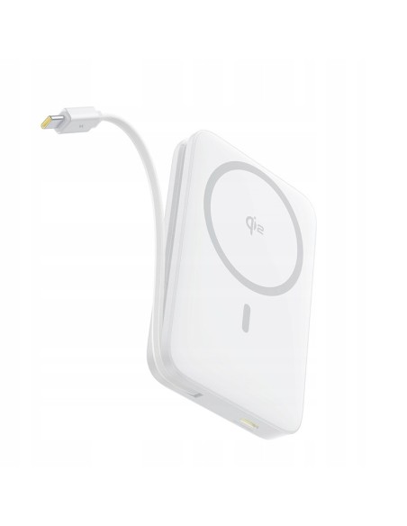 Baseus PicoGo Qi2 Magnetyczny Power Bank 10000mAh 27W Biały