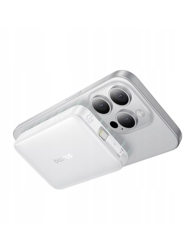 Baseus PicoGo Qi2 Magnetyczny Power Bank 10000mAh 27W Biały