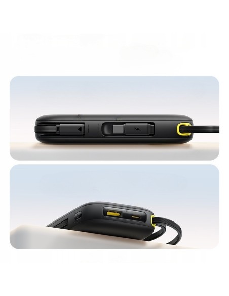 Baseus EnerFill FC31 Qpow 3 Power Bank Z Cyfrowym Wyświetlaczem Z Kablem USB-C+iP 20000mAh 45W Czarny