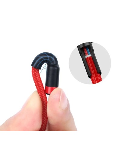 Baseus Cafule Kabel USB-C Do USB-C 60W 2m Czerwono-Czarny