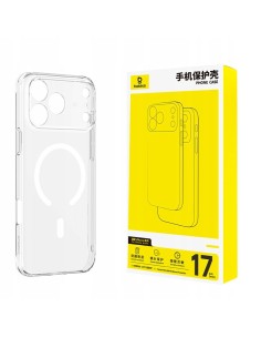 Baseus Crystal Etui Magnetyczne do iPhone 17/18 Pro Clear