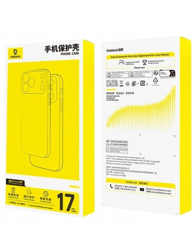 Baseus Crystal Etui Magnetyczne do iPhone 17/18 Pro Clear