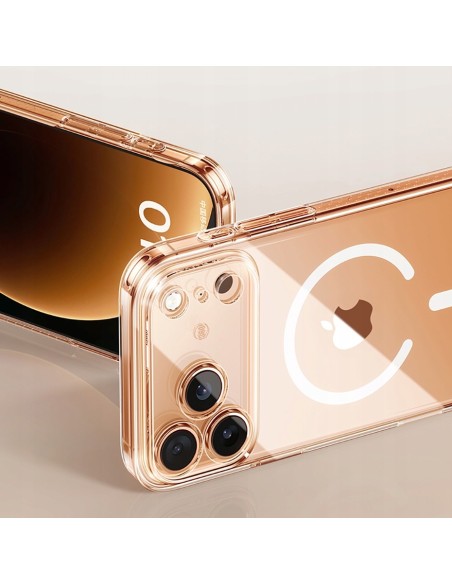 Baseus Crystal Etui Magnetyczne do iPhone 17/18 Pro Clear