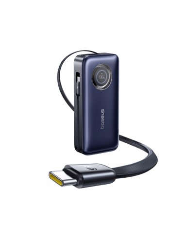 Baseus EnerCore CR11 Power Bank Z Wysuwanym Kablem 20000mAh 100W Czarny