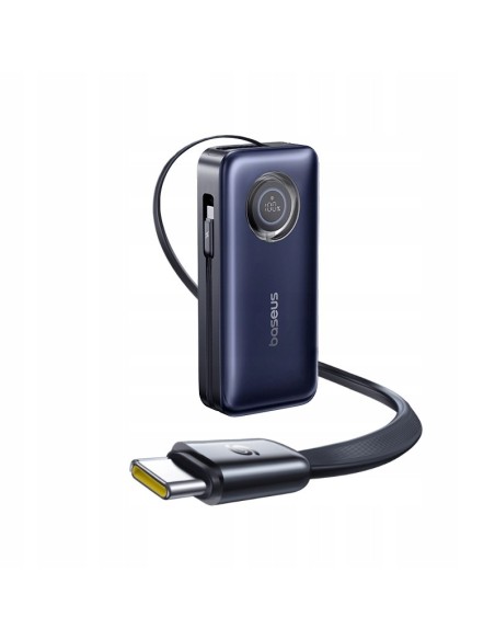 Baseus EnerCore CR11 Power Bank Z Wysuwanym Kablem 20000mAh 100W Czarny
