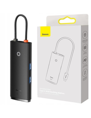 Baseus Lite Series 6-Port HUB USB-C 2x USB3.0 HDMI USB-C 100W