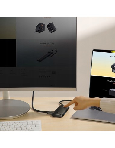 Baseus Lite Series 6-Port HUB USB-C 2x USB3.0 HDMI USB-C 100W