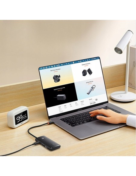 Baseus Lite Series 6-Port HUB USB-C 2x USB3.0 HDMI USB-C 100W