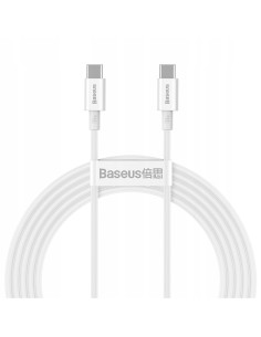 Baseus Superior Kabel USB-C Do USB-C 100W 2m Biały