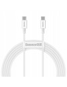 Baseus Superior Kabel USB-C Do USB-C 100W 2m Biały
