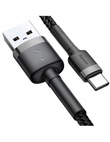 Baseus Cafule Kabel USB Do USB-C 3A 100cm Czarny
