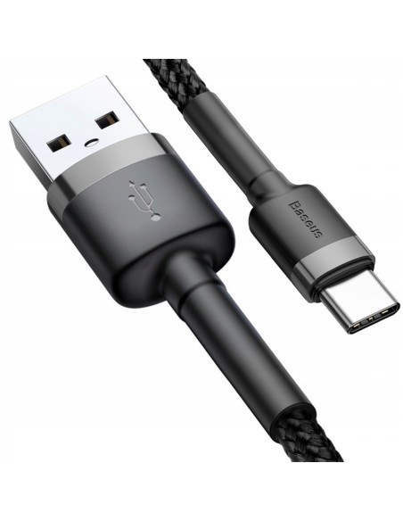 Baseus Cafule Kabel USB Do USB-C 3A 100cm Czarny