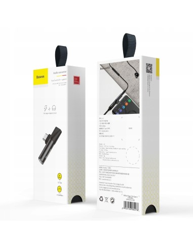 Baseus L41 Adapter USB-C Do Mini Jack 3.5mm