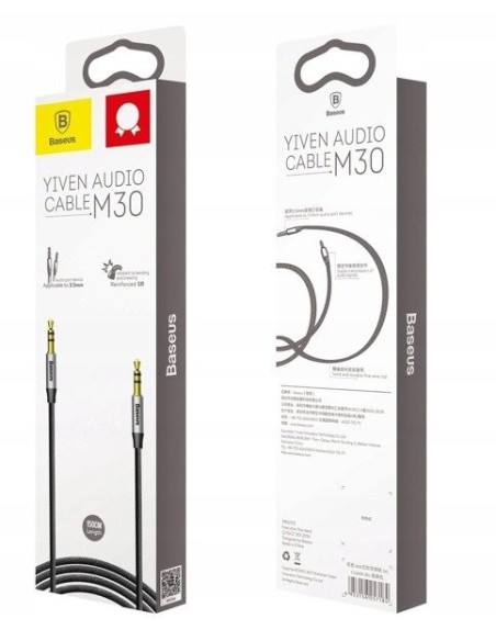 Baseus Yiven M30 Kabel Audio Mini Jack 3.5mm Do Mini Jack 3.5mm 100cm