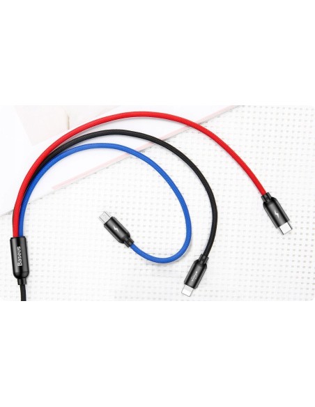 Baseus Primary Kabel 3w1 USB Do Lightning Micro USB-C 120cm