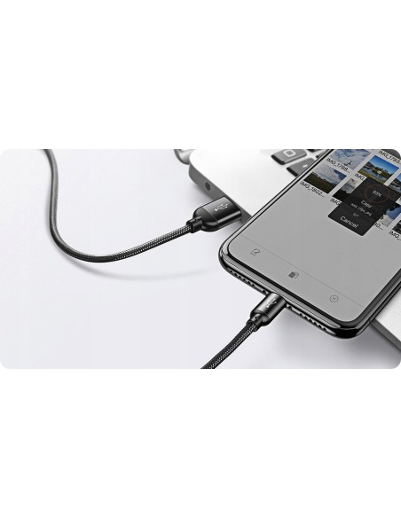 Baseus Primary Kabel 3w1 USB Do Lightning Micro USB-C 120cm