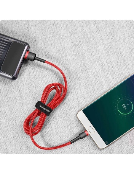 Baseus Cafule Kabel USB Do Micro USB 100cm Czerwono-Czarny