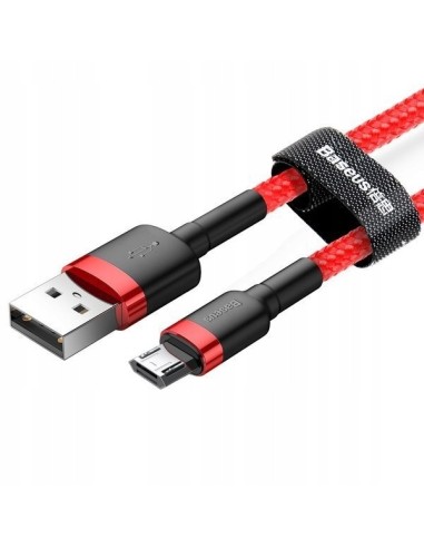 Baseus Cafule Kabel USB Do Micro USB 100cm Czerwono-Czarny