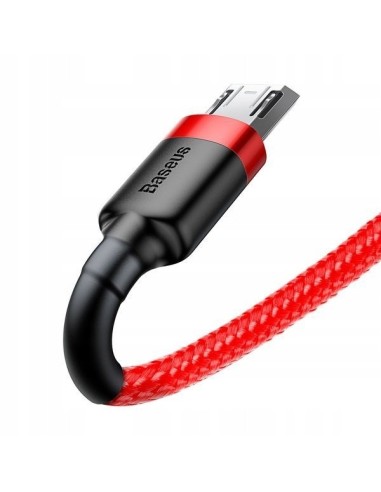Baseus Cafule Kabel USB Do Micro USB 100cm Czerwono-Czarny