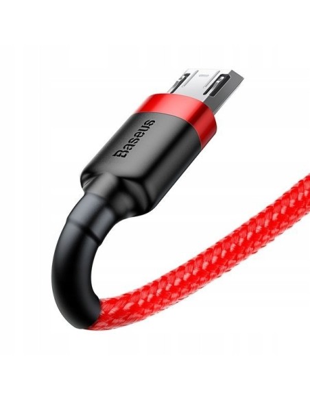 Baseus Cafule Kabel USB Do Micro USB 100cm Czerwono-Czarny