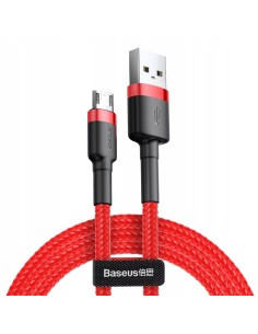 Baseus Cafule Kabel USB Do Micro USB 100cm Czerwono-Czarny