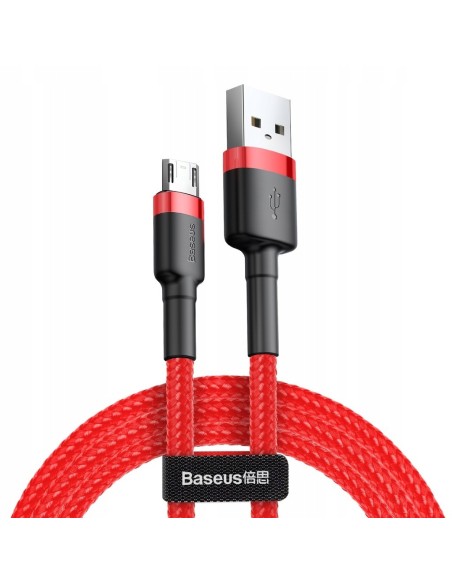Baseus Cafule Kabel USB Do Micro USB 100cm Czerwono-Czarny