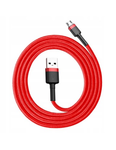 Baseus Cafule Kabel USB Do Micro USB 100cm Czerwono-Czarny