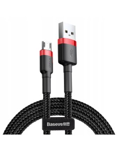 Baseus Cafule Kabel USB Do Micro USB 100cm Czarno-Czerwony
