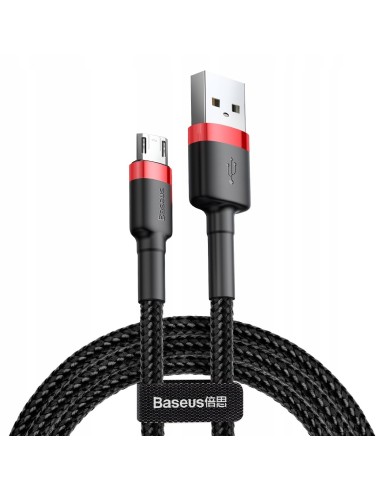Baseus Cafule Kabel USB Do Micro USB 100cm Czarno-Czerwony