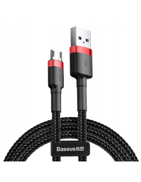 Baseus Cafule Kabel USB Do Micro USB 100cm Czarno-Czerwony