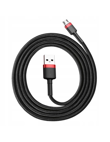 Baseus Cafule Kabel USB Do Micro USB 100cm Czarno-Czerwony