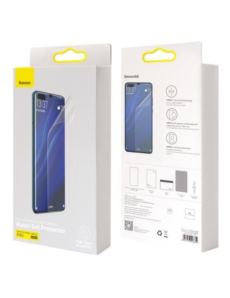 Baseus Folia Ochronna Hydrożelowa Do Huawei P40 2 Sztuki