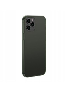 Baseus Frosted Glass Etui Do iPhone 12 Pro Max Ciemnozielony