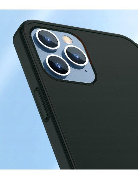Baseus Frosted Glass Etui Do iPhone 12 Pro Max Ciemnozielony