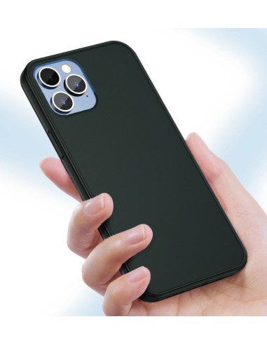 Baseus Frosted Glass Etui Do iPhone 12 Pro Max Ciemnozielony