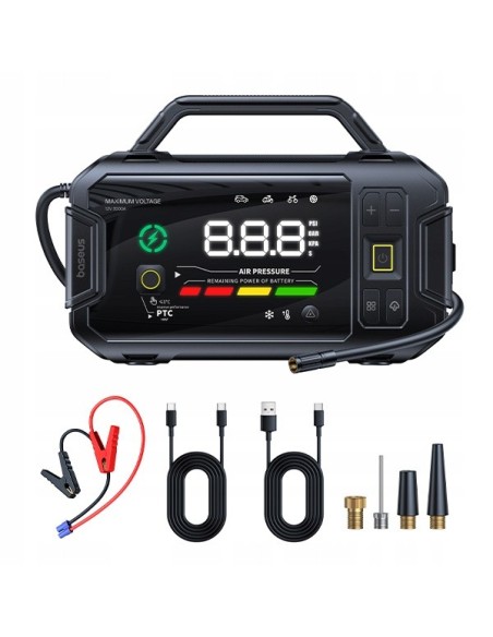 Baseus PrimeTrip VJ1 4-in-1 Car Jump Starter 3000A Cosmic Black