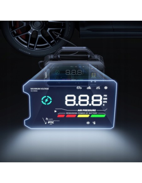 Baseus PrimeTrip VJ1 4-in-1 Car Jump Starter 3000A Cosmic Black