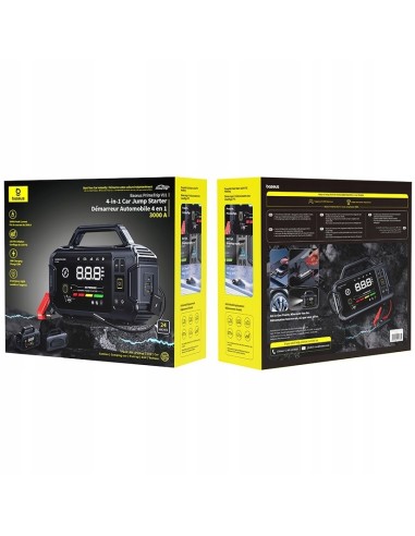Baseus PrimeTrip VJ1 4-in-1 Car Jump Starter 3000A Cosmic Black
