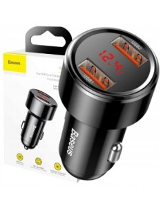 Baseus Magic Series Ładowarka Samochodowa 2xUSB 45W Czarna