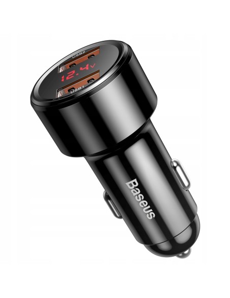 Baseus Magic Series Ładowarka Samochodowa 2xUSB 45W Czarna