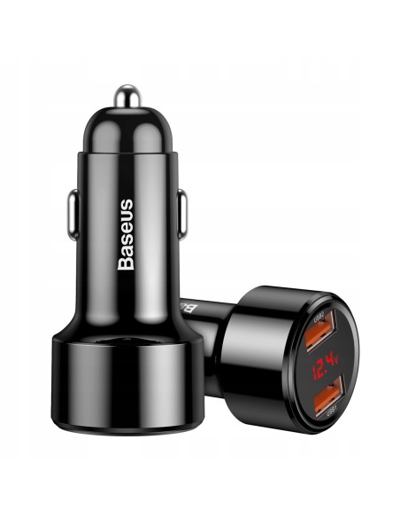 Baseus Magic Series Ładowarka Samochodowa 2xUSB 45W Czarna