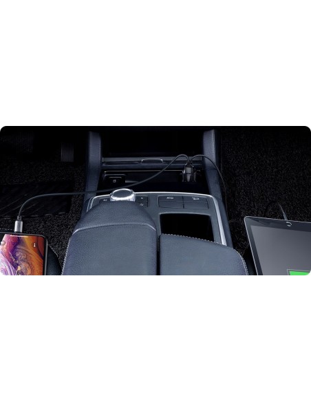 Baseus Magic Series Ładowarka Samochodowa 2xUSB 45W Czarna